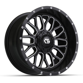 Wheel, Helix 14x7 Black W/ Machined Face