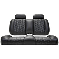 FRONT SEAT CUSHIONS, AVIATOR CC PREC/TEMPO BLACK