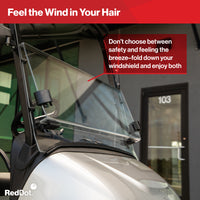 Windshield, Dach Apollo, Clear, Vented