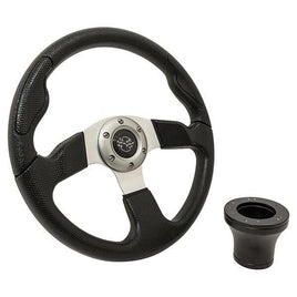 STEERING WHEEL KIT, BLACK/SPORT 13.5 W/BLACK ADAPTER, CC PRE