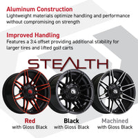 Wheel, Stealth 12x7 Gloss Black
