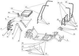 Kandi Kruiser Frame Assembly & Parts