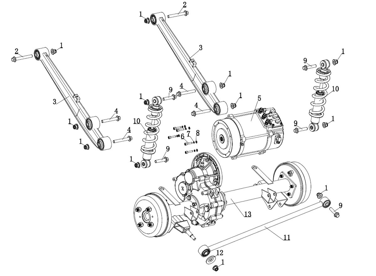 GOAT 2P — REAR AXLE, MOTOR & SUSPENSION| Canyon Lake Mobile