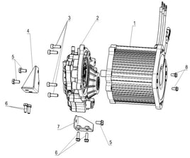 Kandi Innovator E10K UTV Front Power Assembly