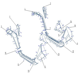 Kandi Innovator E10K UTV Side Panel Assembly