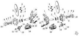 Kandi Kruiser OEM Front Brakes