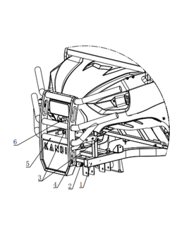 Kandi Kruiser OEM Front Bumper Assy