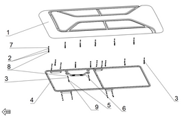 Kandi Kruiser OEM Roof Assembly & Parts