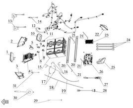 Kandi Kruiser OEM AGM Electrical Assy