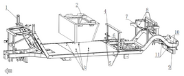 Kandi Kruiser OEM Frame Assy