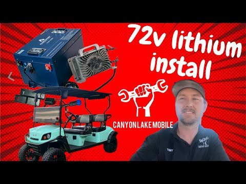 Buy 72V Lithium Golf Cart Batteries, 105AH Battery