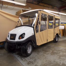 6P Club Car Transporter Hinged Golf Cart Enclosure