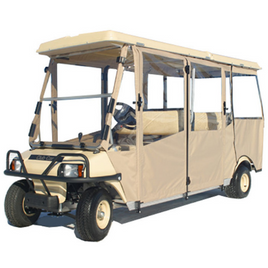 6P Club Car Villager Hinged Golf Cart Enclosure