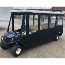 8P EZGO Shuttle/Cushman 8 Hinged Golf Cart Enclosure